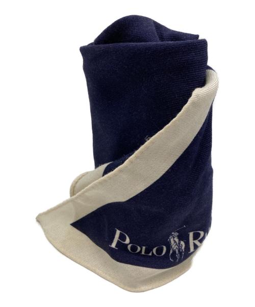 POLO RALPH LAUREN（ポロ・ラルフローレン）POLO RALPH LAUREN (ポロ・ラルフローレン) Diamond Logo Scarf ネイビー 未使用品の古着・服飾アイテム