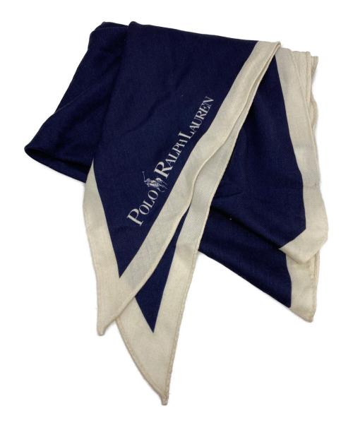 POLO RALPH LAUREN（ポロ・ラルフローレン）POLO RALPH LAUREN (ポロ・ラルフローレン) Diamond Logo Scarf ネイビー 未使用品の古着・服飾アイテム