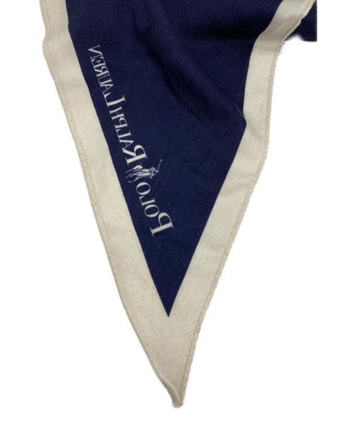 POLO RALPH LAUREN（ポロ・ラルフローレン）POLO RALPH LAUREN (ポロ・ラルフローレン) Diamond Logo Scarf ネイビー 未使用品の古着・服飾アイテム