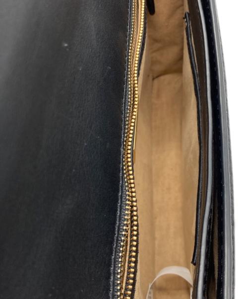 LAUREN RALPH LAUREN（ローレンラルフローレン）LAUREN RALPH LAUREN (ローレンラルフローレン) 総柄ショルダーバッグ ブラック×グレーの古着・服飾アイテム