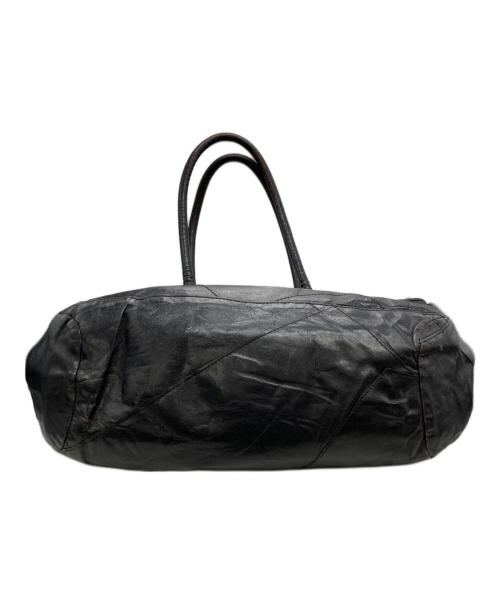 Joe McCOY（ジョーマッコイ）Joe McCOY (ジョーマッコイ) 豊岡鞄 (トヨオカカバン) LEATHER TOTE BAG / PATCH WORK LONG ブラックの古着・服飾アイテム