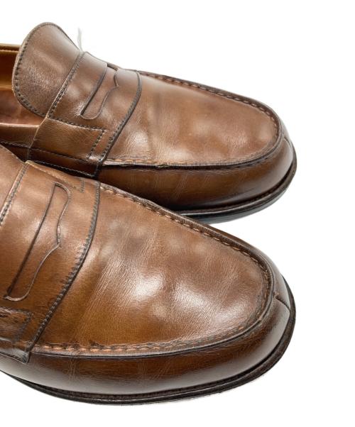 J.M.WESTON（ジェイエムウエストン）J.M.WESTON (ジェイエムウエストン) 180 SIGNATURE LOAFER ブラウン サイズ:6Eの古着・服飾アイテム