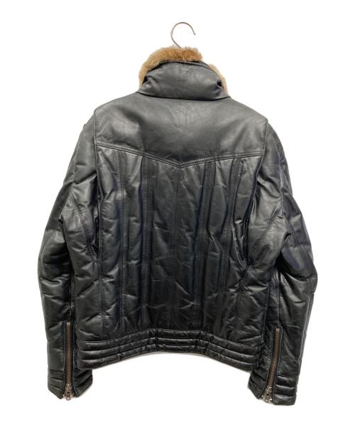 Liugoo Leathers（リューグーレザーズ）LIUGOO LEATHERS (リューグーレザーズ) シングルホースレザーライダースジャケット ブラック サイズ:LLの古着・服飾アイテム