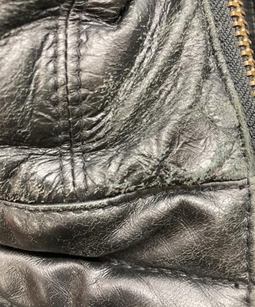 Liugoo Leathers（リューグーレザーズ）LIUGOO LEATHERS (リューグーレザーズ) シングルホースレザーライダースジャケット ブラック サイズ:LLの古着・服飾アイテム