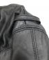 中古・古着 LIUGOO LEATHERS (リューグーレザーズ) シングルホースレザーライダースジャケット ブラック サイズ:LL：13000円