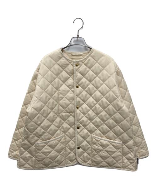 Traditional Weatherwear（トラディショナルウェザーウェア）Traditional Weatherwear (トラディショナルウェザーウェア) ARKLEY MIDDLE A-LINE JACKET ホワイト サイズ:Sの古着・服飾アイテム
