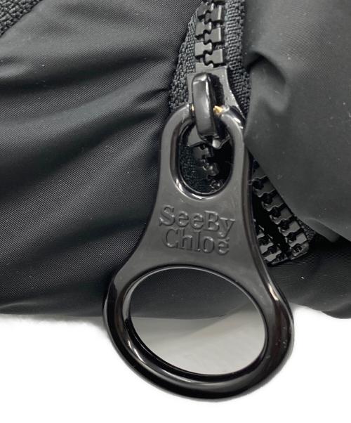 SEE BY CHLOE（シーバイクロエ）SEE BY CHLOE (シーバイクロエ) JOY RIDER パデッドナイロン ボディバッグ ブラックの古着・服飾アイテム