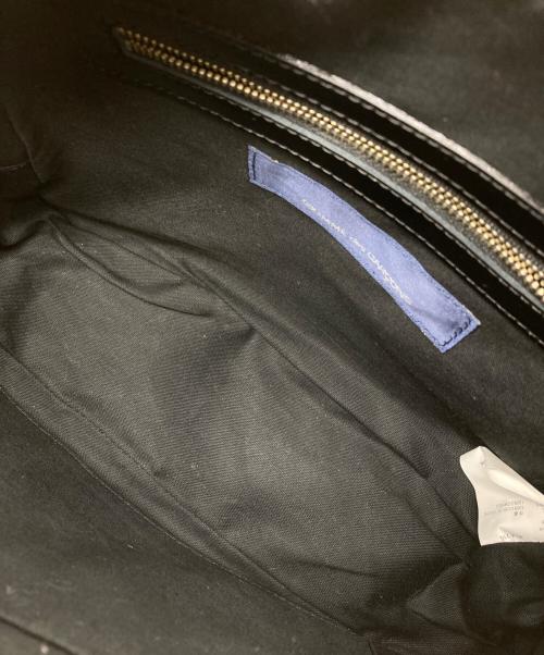 katsuyuki Yoshida for COMME des GARCONS（カツユキヨシダフォーコムデギャルソン）katsuyuki Yoshida for COMME des GARCONS (カツユキヨシダフォーコムデギャルソン) 台形ステアバッグ ブラックの古着・服飾アイテム