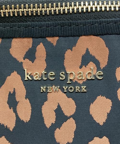 Kate Spade（ケイトスペード）Kate Spade (ケイトスペード) ザ リトルベターサム レオパード ミディアム バックパック ブラウンの古着・服飾アイテム