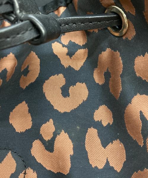 Kate Spade（ケイトスペード）Kate Spade (ケイトスペード) ザ リトルベターサム レオパード ミディアム バックパック ブラウンの古着・服飾アイテム