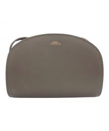 A.P.C.（アーペーセー）の古着「ハーフムーンバッグ」｜グレー