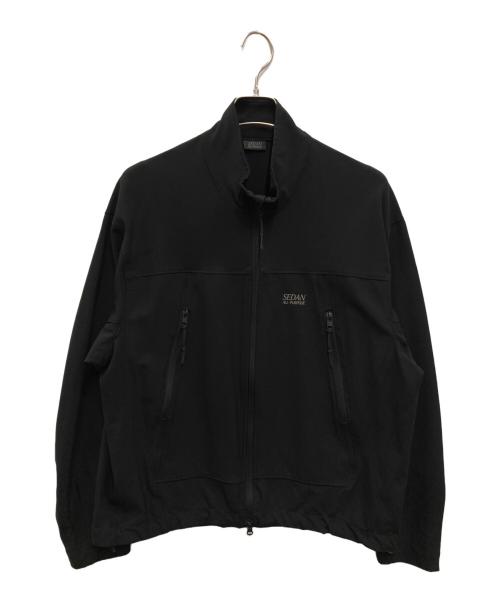 SEDAN ALL-PURPOSE（セダンオールパーパス）SEDAN ALL-PURPOSE (セダンオールパーパス) SOFT SHELL JACKET ブラック サイズ:XLの古着・服飾アイテム