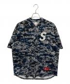 SUPREMEシュプリーム）の古着「S Logo Baseball Henley Digi Camo」｜マルチカラー