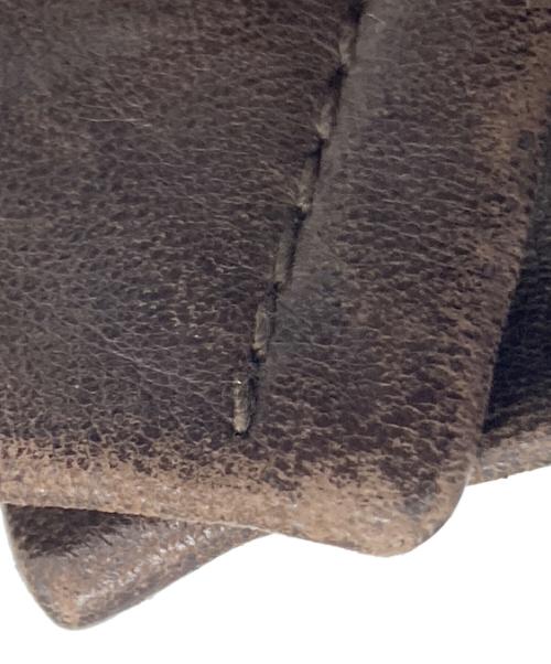 PRADA（プラダ）PRADA (プラダ) レザーテーラードジャケット ブラウン サイズ:54の古着・服飾アイテム