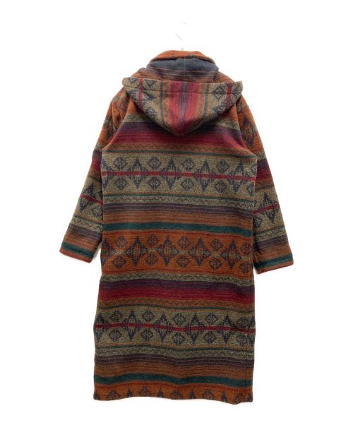 WOOLRICH（ウールリッチ）WOOLRICH (ウールリッチ) ネイティブ柄ロングコート マルチカラー サイズ:Mの古着・服飾アイテム
