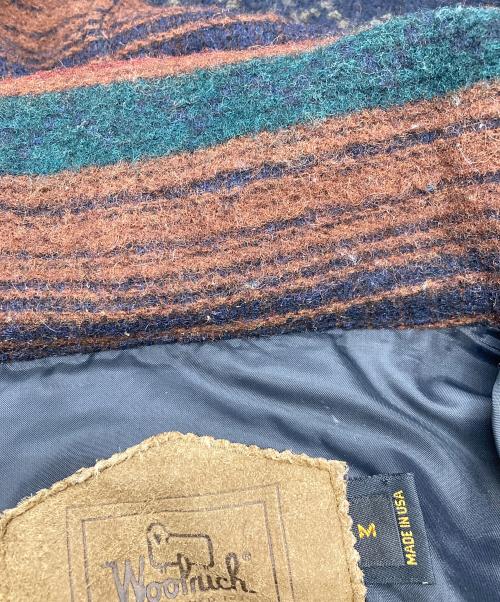 WOOLRICH（ウールリッチ）WOOLRICH (ウールリッチ) ネイティブ柄ロングコート マルチカラー サイズ:Mの古着・服飾アイテム