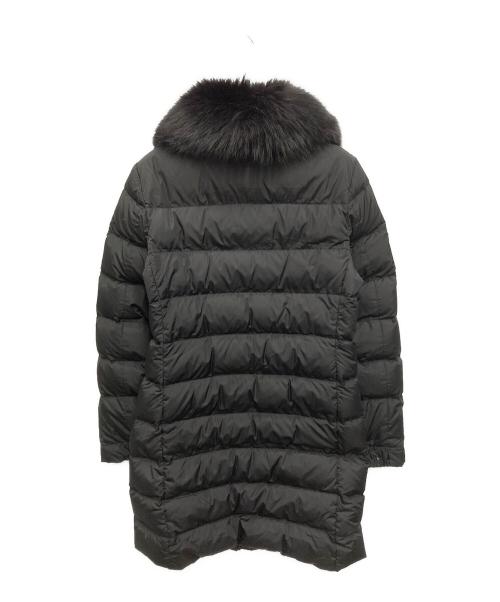 PRADA（プラダ）PRADA (プラダ) フォックスファーキルティングダウンコート ブラック サイズ:38の古着・服飾アイテム