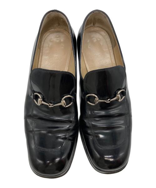 GUCCI（グッチ）GUCCI (グッチ) ホースビットローファー ブラック サイズ:35 1/2の古着・服飾アイテム