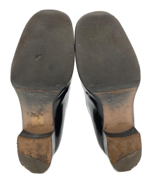 GUCCI（グッチ）GUCCI (グッチ) ホースビットローファー ブラック サイズ:35 1/2の古着・服飾アイテム