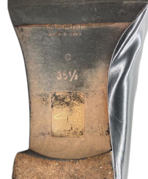 GUCCI（グッチ）GUCCI (グッチ) ホースビットローファー ブラック サイズ:35 1/2の古着・服飾アイテム