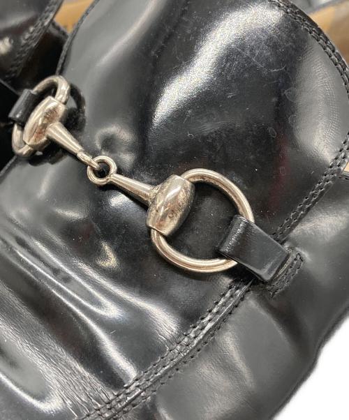 GUCCI（グッチ）GUCCI (グッチ) ホースビットローファー ブラック サイズ:35 1/2の古着・服飾アイテム