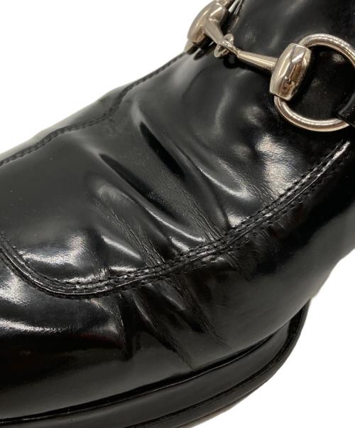 GUCCI（グッチ）GUCCI (グッチ) ホースビットローファー ブラック サイズ:35 1/2の古着・服飾アイテム