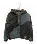 Dime（ダイム）の古着「Panel Denim Hooded Bomber」｜ブラック×チャコール
