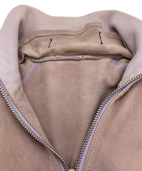 DSQUARED2（ディースクエアード）DSQUARED2 (ディースクエアード) スエードジップアップジャケット ピンク サイズ:40の古着・服飾アイテム