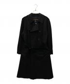 BURBERRY LONDONバーバリーロンドン）の古着「ノバチェックライナー付トレンチコート」｜ブラック