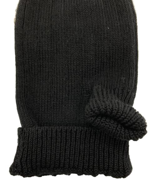 Simone Rocha（シモーネ ロシャ）Simone Rocha (シモーネ ロシャ) crystal-embelished fingerless gloves ブラックの古着・服飾アイテム