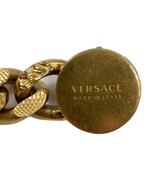 VERSACE（ヴェルサーチェ）VERSACE (ヴェルサーチェ) メドゥーサ チェーンブレスレット ゴールドの古着・服飾アイテム