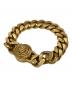 VERSACE（ヴェルサーチェ）の古着「メドゥーサ チェーンブレスレット」｜ゴールド