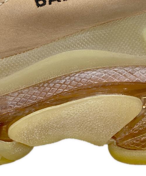 BALENCIAGA（バレンシアガ）BALENCIAGA (バレンシアガ) TRIPLE S CLEAR SOLE スニーカー ベージュ サイズ:27cmの古着・服飾アイテム