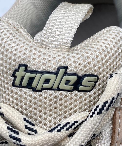 BALENCIAGA（バレンシアガ）BALENCIAGA (バレンシアガ) TRIPLE S CLEAR SOLE スニーカー ベージュ サイズ:27cmの古着・服飾アイテム