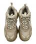 中古・古着 BALENCIAGA (バレンシアガ) TRIPLE S CLEAR SOLE スニーカー ベージュ サイズ:27cm：20000円