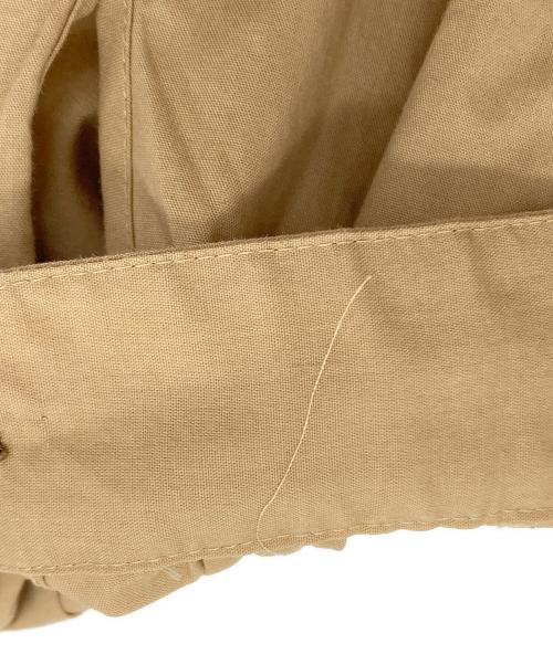 BLUE LABEL CRESTBRIDGE（ブルーレーベルクレストブリッジ）BLUE LABEL CRESTBRIDGE (ブルーレーベルクレストブリッジ) サイドチェックノーカラーシャツワンピース ベージュ サイズ:38の古着・服飾アイテム