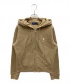 POLO RALPH LAURENポロ・ラルフローレン）の古着「裏起毛ジップアップパーカー」｜ベージュ