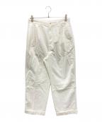 POLO RALPH LAURENポロ・ラルフローレン）の古着「White Straight-Leg Mid-Rise Casual Pants.」｜ホワイト