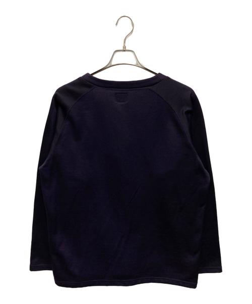 Needles（ニードルズ）Needles (ニードルズ) V Neck Cardigan - C/Pe Bright Jersey パープル サイズ:Mの古着・服飾アイテム