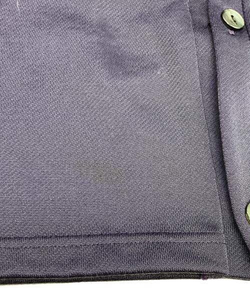 Needles（ニードルズ）Needles (ニードルズ) V Neck Cardigan - C/Pe Bright Jersey パープル サイズ:Mの古着・服飾アイテム