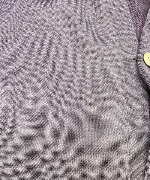 Needles（ニードルズ）Needles (ニードルズ) V Neck Cardigan - C/Pe Bright Jersey パープル サイズ:Mの古着・服飾アイテム