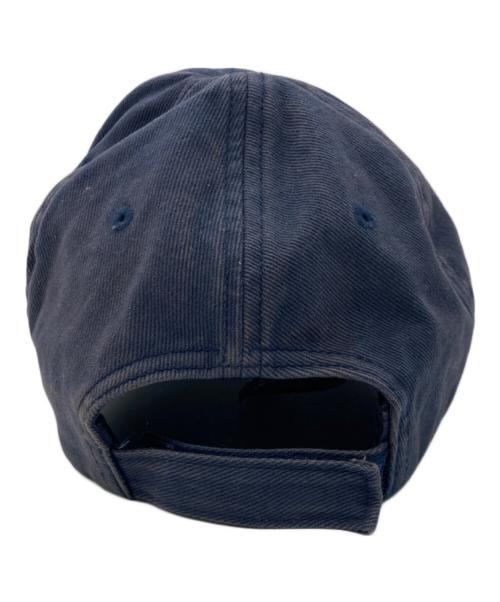 BALENCIAGA（バレンシアガ）BALENCIAGA (バレンシアガ) ロゴ刺繍キャップ ネイビー サイズ:Lの古着・服飾アイテム