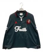 SAINT MICHAELセントマイケル）の古着「SOCCER SHIRT / FAITH」｜ブラック