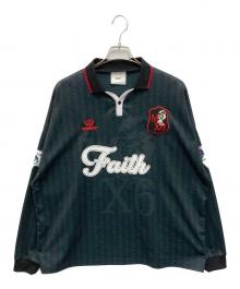 SAINT MICHAEL（セントマイケル）の古着「SOCCER SHIRT / FAITH」｜ブラック