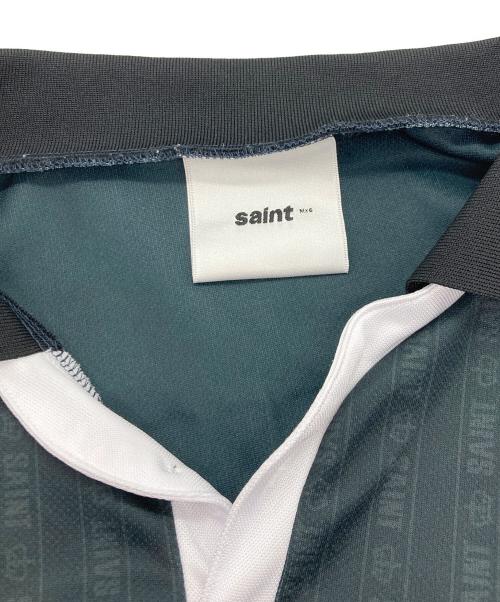 SAINT MICHAEL（セントマイケル）SAINT MICHAEL (セントマイケル) SOCCER SHIRT / FAITH ブラック サイズ:Lの古着・服飾アイテム
