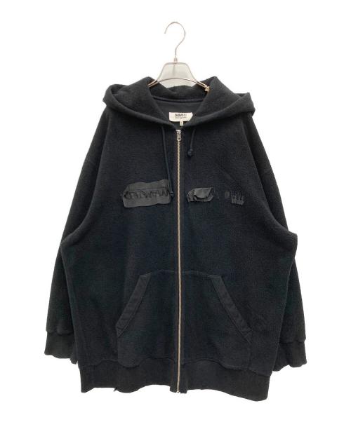 MM6 Maison Margiela（エムエムシックスメゾンマルジェラ）MM6 Maison Margiela (エムエムシックスメゾンマルジェラ) HOODIE SWEATSHIRT IN BLACK ブラック サイズ:Sの古着・服飾アイテム