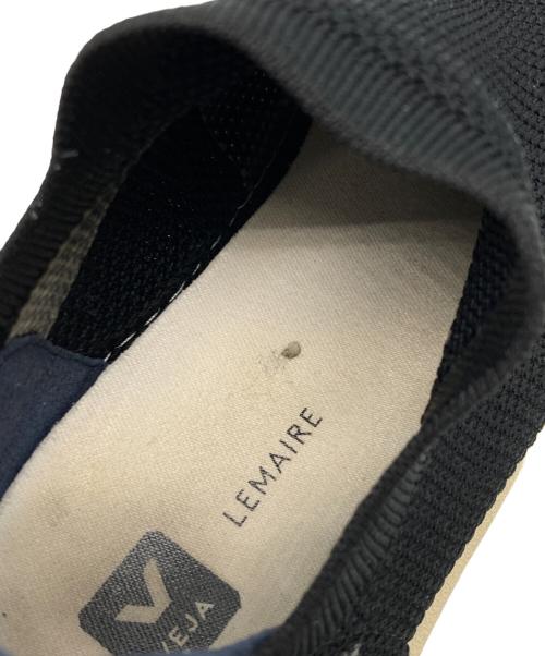 LEMAIRE（ルメール）LEMAIRE (ルメール) VEJA (ヴェジャ) 3Dニットスリッポンスニーカー ブラック サイズ:EUR39の古着・服飾アイテム