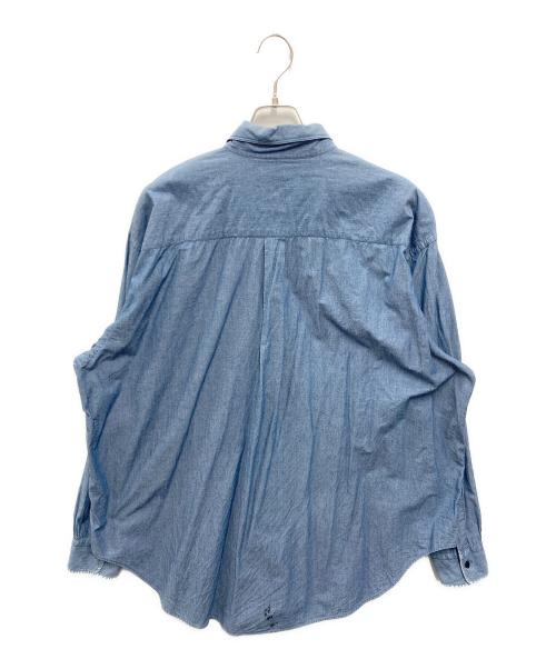 Marvine Pontiak Shirt Makers（マーヴィンポンティアックシャツメイカーズ）Marvine Pontiak Shirt Makers (マーヴィンポンティアックシャツメイカーズ) コットンシャツ ブルー サイズ:FREEの古着・服飾アイテム