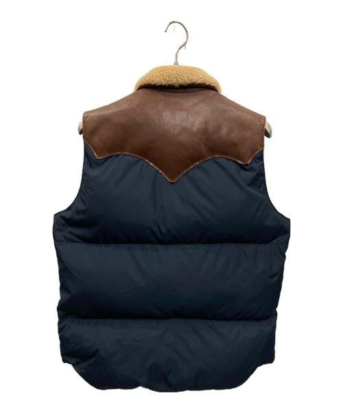 RockyMountainFeatherBed（ロッキーマウンテンフェザーベッド）RockyMountainFeatherBed (ロッキーマウンテンフェザーベッド) Chrlsty Vest ネイビー×ブラウン サイズ:SIZE 42の古着・服飾アイテム