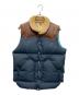 RockyMountainFeatherBed（ロッキーマウンテンフェザーベッド）の古着「Chrlsty Vest」｜ネイビー×ブラウン